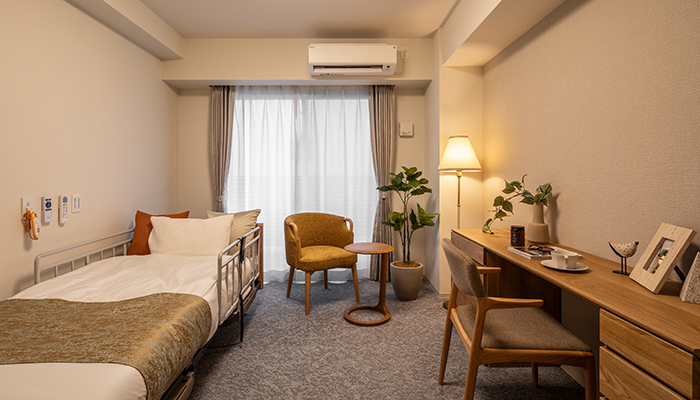 ご自宅のように落ち着ける居室 - チャームプレミア 京都岡崎 | 京都府京都市東山区の介護付有料老人ホーム（介護施設）