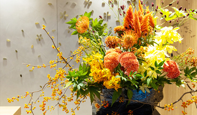 住空間を彩るお花