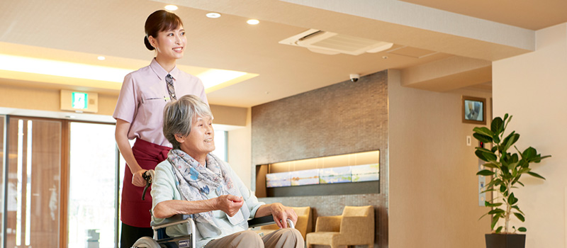 1.5 : 1の手厚い介護体制